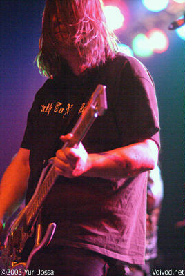 Piggy on stage with the F4c